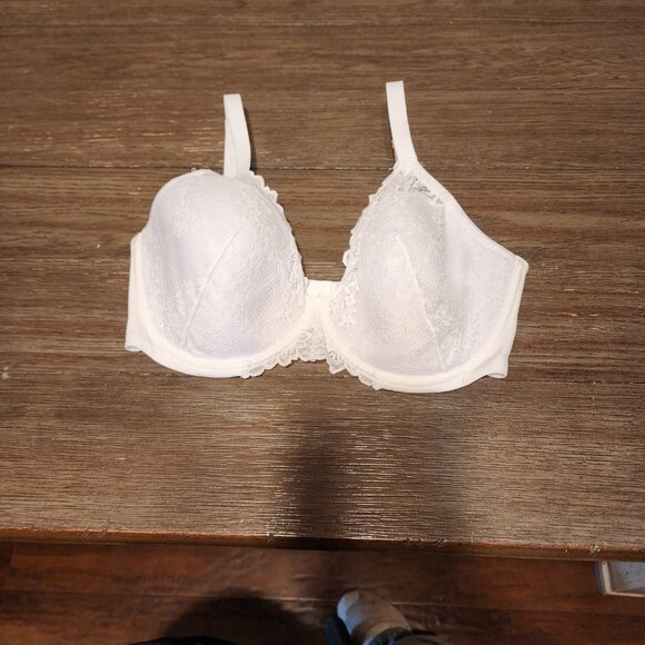 Natori Heavenly Convertible Comfort Lace Contour Underwire Bra White 32G - Picture 2 of 10